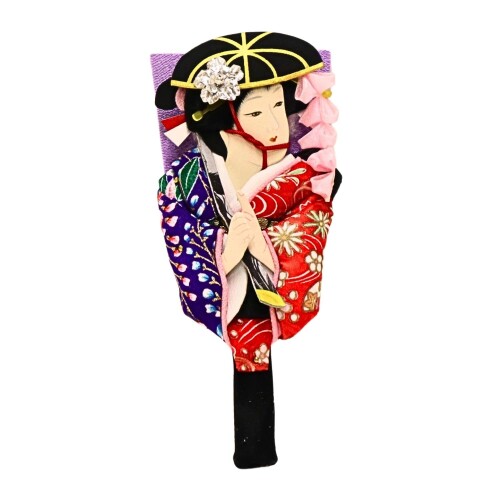 羽子板 押し絵 豆羽子板 6号 藤娘 歌舞伎