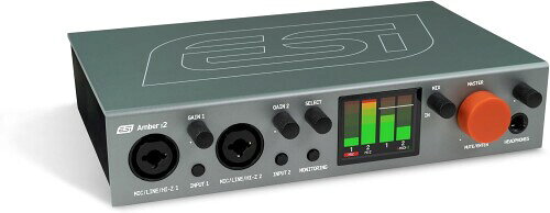 Midi Interface - ESI 24 bit/192 kHz対応 ? 2イン/2アウト・プロフェッショナルUSB-Cオーディオインターフェース Amber i2