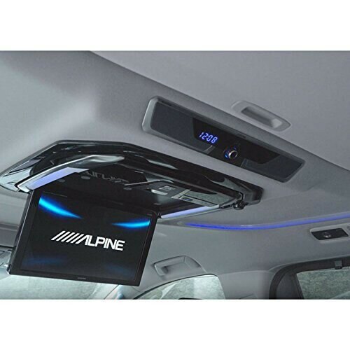 アルパイン(ALPINE) アルファード ヴェルファイア 30系 専用 12.8型 リアビジョン取付けキット(ルーフ色ブラック) KTX-Y1005BK-AROMA