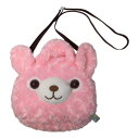 キュート販売 ぬいぐるみ アルパカ フェイスパース 大 ピンク F0205(3)