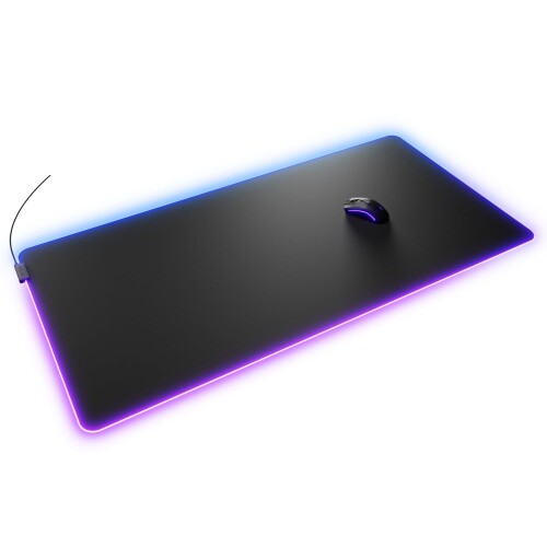 Glorious Mouse Pad 2 GLED 3XL Black RGBライティング搭載 布製ゲーミングマウスパッド (1220 x 610mm) GLO-MP2-GLED-3XL-B MS0770