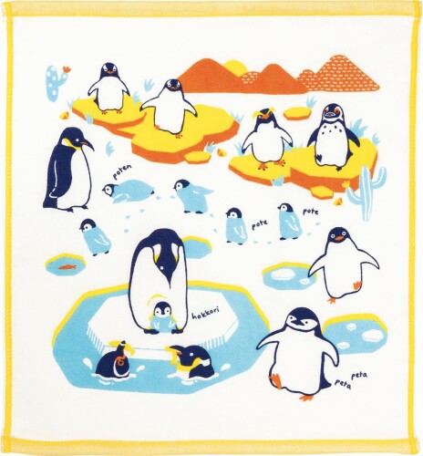 プレーリードッグ zoottoガーゼタオル ハンカチ ペンギン LSB2024
