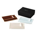 美濃焼 miyama 深山 ギフトセット 食器セット 皿 プレート 仕切り パレット皿 S 13×9cm 3枚セット (青磁・桃釉・飴釉×各1枚) 「 isol...