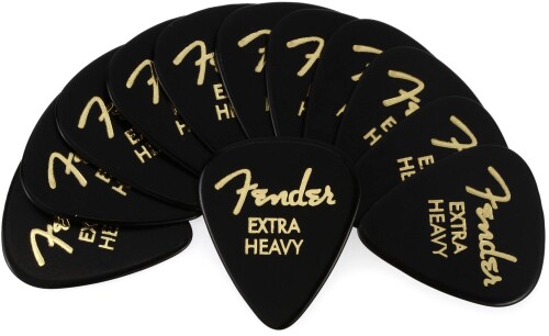 Fender フェンダー ピック Classic Celluloid, Black, 351 Shape, Extra Heavy, 12 Count セルロイド製フェンダーオリジナルピック 伝統的な351シェイプ Blackカラー 12枚入り セルロイドは、ピックに最適な素材です。セルロイドピックは、滑らかなで印象的な表面と、暖かく丸みのあるトーンで、伝統的なフィーリングを得られます。351形状のピックは、フェンダーと言えばこのピックというほどよく使われています。より広いボディと丸みを帯びた先端は、このピックをあらゆるスタイルのプレイヤーにとってお気に入りになっています。 商品コード20082182402商品名Fender フェンダー ピック Classic Celluloid, Black, 351 Shape, Extra Heavy, 12 Count型番1980351206サイズEX Heavyカラーブラック※他モールでも併売しているため、タイミングによって在庫切れの可能性がございます。その際は、別途ご連絡させていただきます。※他モールでも併売しているため、タイミングによって在庫切れの可能性がございます。その際は、別途ご連絡させていただきます。