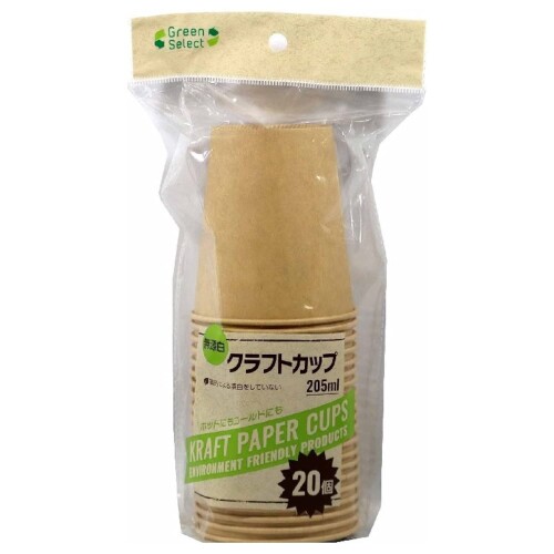 GREEN SELECT クラフトカップ205ML 20コ