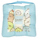 MORIPiLO モリシタ すみっコぐらし 座布団 椅子 クッション 30x30cm 子供 スクール 学童 幼稚園 女の子 キャラクター グッズ ブルー 462...