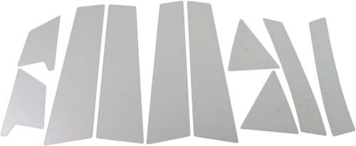 BRIGHTZ CX-7 超鏡面メッキピラーパネルカバー 10PC バイザー無し用