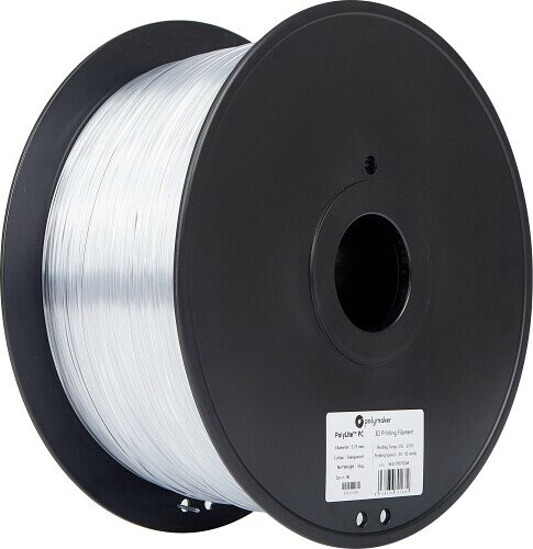 ポリメーカ(Polymaker) PolyLite PC 3Dプリントフィラメント PC 1.75mm(3Kg) 透明