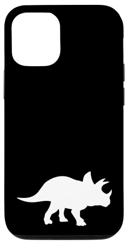 Rakuten - トリケラトプス - 恐竜 面白い クール グラフィック 古生物学 スマホケース iPhone 12/12 Pro 用
