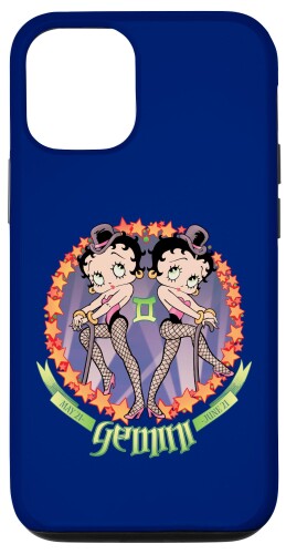 iPhone 13 Betty Boop 双子座 星座 スマホケース