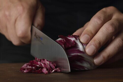 Sanjo High-Carbon Steel 145mm Santoku (All-Purpose Knife) | Japanese Kitchen Knife – view 3