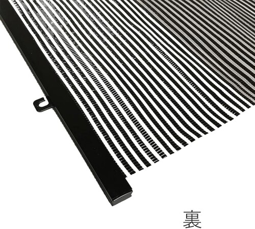 すだれ 日よけ ギラツキがない 外からは見えにくい 中からは見やすい 約90×198cm ホワイト 約10[度]の温度上昇を防ぐ 遮光率 約69% カット [3]