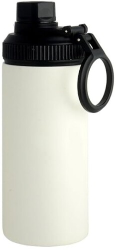 リビング WELF(ウェルフ) スリム ボトル ジャグ 水筒 450ml ホワイト 保冷 濡れ手...