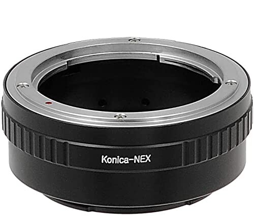 NinoLite Konica-NEX アダプター、Konica AR マウントレンズ を Sony NEX カメラボディーに付ける為のアダプター