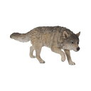 ウービア 歩くオオカミ 35.5×12×16cm 人形 フィギュア 置き物 アニマル 動物 ガーデン 装飾 おおかみ 狼 H23315