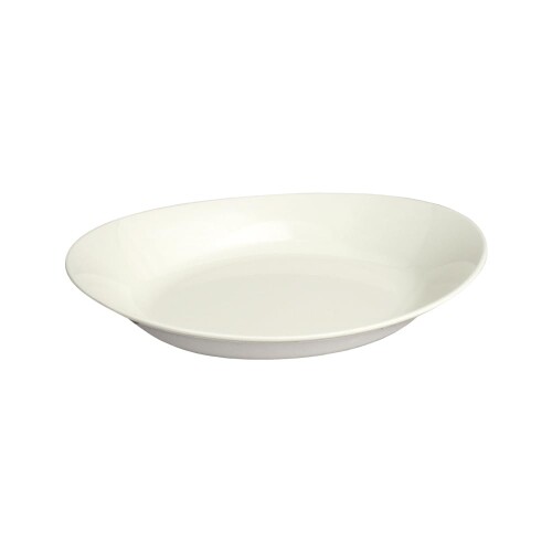 Rakuten - 台和 カレー皿 パスタ皿 アイボリー 25.5cm 1枚入 日本製 業務用 割れにくい 汚れに強い オーバルプレート SS-910-IV