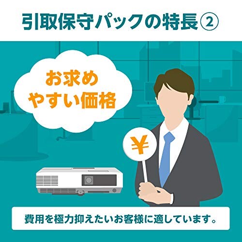 エプソン サービスパック 3年間無償引取り&修理代金無償サービス付き EB-W06用 KEBUWX3