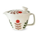 J-kitchens 急須 波佐見焼 日本製 茶こし付き 240m 大 一人用 ~ 二人用 ピンポンマム 小 レッド ティーポット 本体 電子レンジ対応 食洗機...