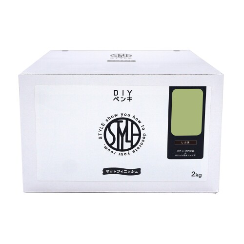 ニッペ ペンキ 塗料 STYLE DIYペンキ 2kg しぶ茶 水性 つやなし 屋内 日本製 4976124885242