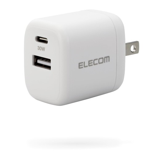 エレコム 急速充電器 Type-C USB PD対応 30W 2ポート (USB-C/USB-A) 小型 軽量 ホワイト EC-AC14WH エレコム 急速充電器 Type-C USB PD対応 30W 2ポート (USB-C/USB-A) 小型 軽量 ホワイト EC-AC14WH
