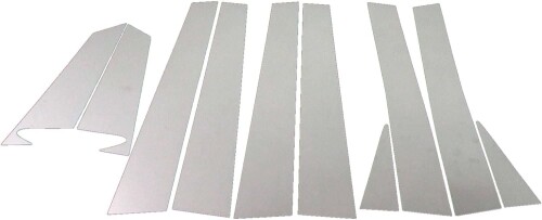 BRIGHTZ エスティマハイブリッド AHR10 超鏡面ステンレスメッキピラーパネル バイザー無用 10PC AHR R10 10 エスティマ ハイブリッド エスティマハイブリット ハイブリット エステイマハイブ