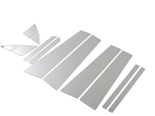 BRIGHTZ キャロルエコ HB35S 超鏡面ステンレスメッキピラーパネル バイザー無用 12PC HB35 HB B35 35 キャロル エコ キヤロル 21608
