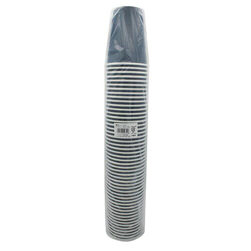 Rakuten - アートナップ 厚紙 紙コップ ペーパーカップ デニムグレー 410ml 50個入 直径9×高さ11.2cm