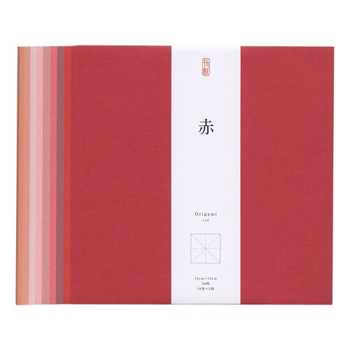 Rakuten - 尚雅堂 折り紙 15cm 赤 29272