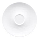 NARUMI(ナルミ) カップ ソーサー リッジス(RYDGES) 14cm ホワイト おしゃれ レリーフ エスプレッソソーサー デミタスソーサー 電子レンジ温...