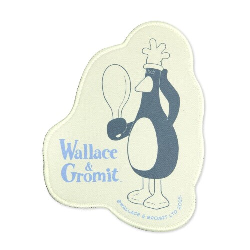 (Grand Cinq) Wallace & Gromit Die-Cut Mouse Pad - Character Goods - Optical Mouse Compatible - Non-Slip - Cute Desk Item - Gromit Feather McGraw MWG-05