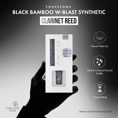 FORESTONE フォレストーンリード Black Bamboo W-Blast B♭クラリネット用 FBWCMS