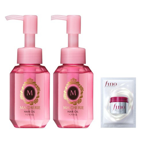 マシェリ MA CHERIE ヘアオイルEX×2 おまけ ダメージ 補修 さらさら 艶 静電気 ドライヤー 熱