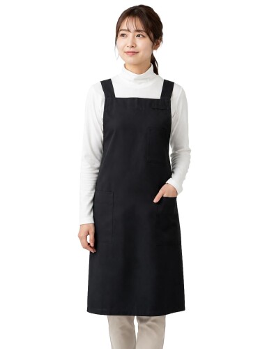 ZT9508-2 ブラック F 胸当てエプロン 黒 キッチン 飲食店 ユニフォーム カフェ レストラン 丈夫なツイル素材(ポリエステル100%) タスキ掛け・後ろ結び仕様 ネームループ・ペン差しポケット付き 両腰マチ付きポケット 肩紐3段階調整ループ付き 説明 使いやすさと実用性を備えた、現場で頼れる一着。 耐久性に優れたポリエステル100%のツイル素材を使用した胸当エプロンは、働く人のために設計された高機能ユニフォーム。 タフな素材感としっかりした縫製で、日常業務の動きにもスムーズに対応します。 デザインはタスキ掛けタイプで、長時間の着用でも肩への負担を軽減。後ろ結び仕様でしっかりフィットし、肩紐には3段階の安定ループ付き。 さらに、機能性を高めるディテールとして、左胸にはペン差しポケット、両腰にはマチ付きの大きめポケットを配置。 道具や小物の収納も快適で、作業効率をしっかりサポートします。ネームループも備えており、ユニフォームとしての実用性を高めています。 現場に求められる機能性を、シンプルなデザインに。 飲食、サービス、医療など、あらゆる現場で活躍するユニフォームとして、毎日着たくなる一枚です。 商品コード20081660043商品名ZT9508-2 ブラック F 胸当てエプロン 黒 キッチン 飲食店 ユニフォーム カフェ レストラン型番ZT9508-2サイズFカラーブラック※他モールでも併売しているため、タイミングによって在庫切れの可能性がございます。その際は、別途ご連絡させていただきます。※他モールでも併売しているため、タイミングによって在庫切れの可能性がございます。その際は、別途ご連絡させていただきます。