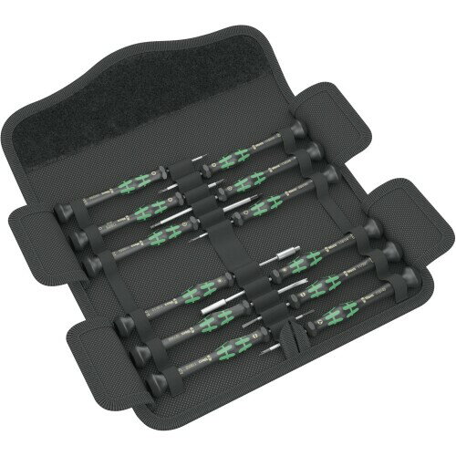 WERA ヴェラ 12本組 精密ドライバーセット 収納ポーチ付 073677