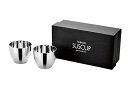 アサヒ TSUBAME SUSCUP サス 2重 ぐい呑み 70ml 2客セット ギフトパッケージ仕様