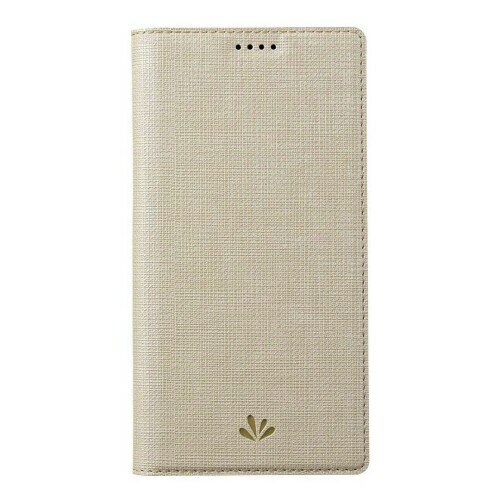 Smartist ViLi iPhone 14 Pro Max 対応 手帳型 マグネット式 薄型 スリム 軽量 シンプル スタンド機能 カード収納 付き ケース ゴールド CIH14PM-BFVLPlain-GD