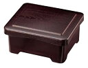 J-kitchens 鰻重箱 小 ( ミニ )象足 丼重 新木目溜内朱塗 14.2cm × 12.5cm × 7cm 日本製