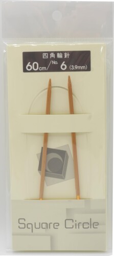 Rakuten - NASKA (ナスカ) 毛糸 あみもの 道具 編み針 四角 輪針 Square Circle 60cm 6号 (3.9mm) SW60