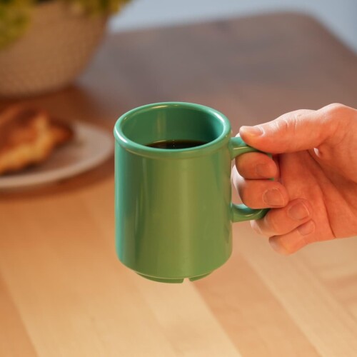 Thunder Group マグカップ 約240ml 丈夫な業務用 メラミン食器 コップ シンプル プラスチック 割れにくい 食洗機対応 白 ホワイト CR9010W mannishboy-24820313 マニッシュボーイ サンプル画像2