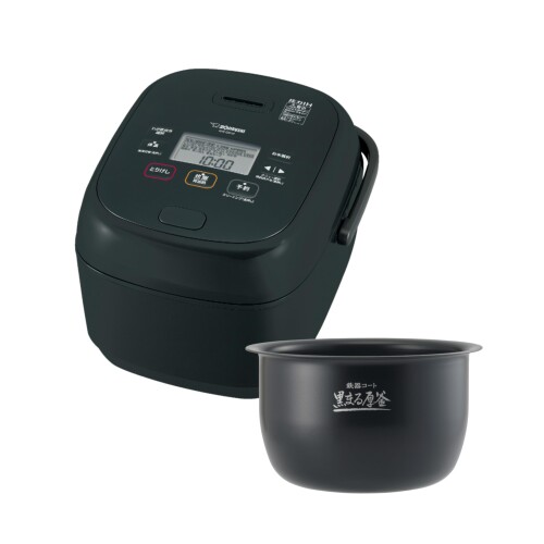 象印マホービン 炊飯器 5.5合 極め炊き 豪熱大火力 圧力IHタイプ 日本製 お手入れ点数2点 ブラック NW-CB10-BA