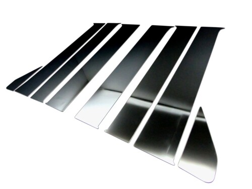 Rakuten - BRIGHTZ NV100クリッパーリオ DR17W 超鏡面ステンレスブラックメッキピラーパネル バイザー無用 8PC DR17 DR R17 17 NV100 NV 100 V100 クリッパーリオ クリッパー リオ エヌブイ100クリッパーリオ エヌ