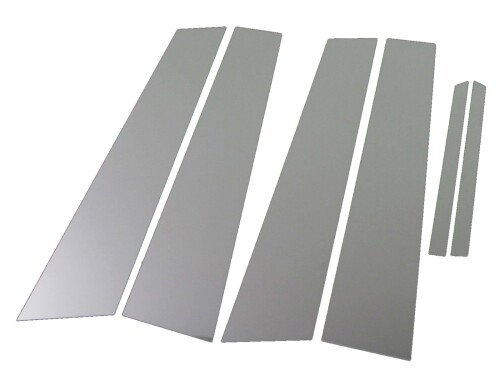 BRIGHTZ マークX 120 121 125 超鏡面ステンレスメッキピラーパネル バイザー無用 6PC GRX120 GRX121 GRX125 GRX X120 X 121 X125 マークエックス マーク X エックス 4641