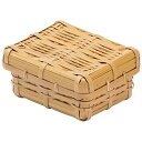 山下工芸(Yamashita kogei) 弁当箱 ナチュラル W13×D9×H6.5cm 白竹 みやび弁当 小 712378D