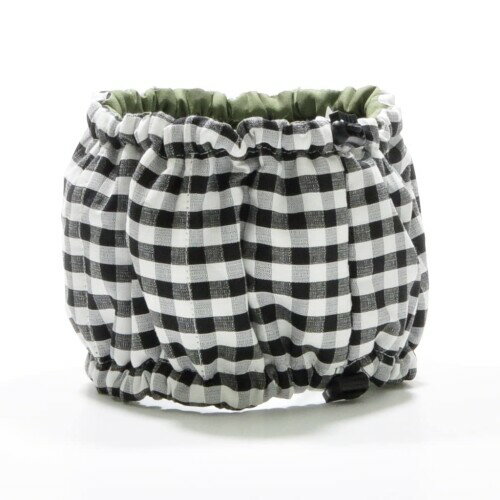 犬用 クールバンド 保冷剤5個付き 熱中症対策 ネッククーラー (チェック, XS)