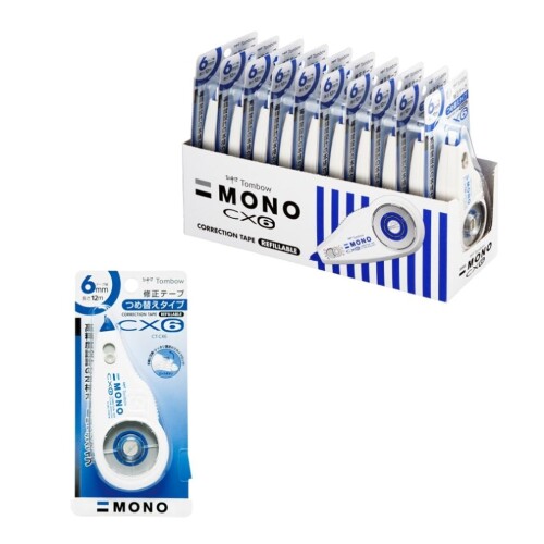�ȥ�ܱ�ɮ �����ơ��� 6mm MONO ���CX ���ؤ������� 12m 10�� CT-CX6-10P