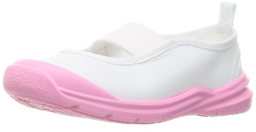 Slippers - (アキレス) 上履き バレー 撥水 日本製 14cm~30cm 0.5cm有 2E キッズ 男の子 女の子 うわばき+ NAC 1000 1100 ピンク 24.0 cm 2E