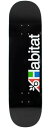 HABITAT(ハビタット) スケートボード デッキ TRANSIT LOGO BLACK (8.25 x 31.87) スケボー