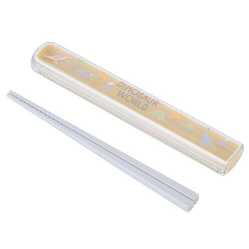 OSK 引きフタ スライド式 抗菌 箸 箸箱セット 16.5cm 恐竜 弁当用 食洗機対応 HS-11