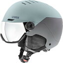uvex(ウベックス) スキースノーボードバイザーヘルメット 眼鏡使用可能 ダイヤル式サイズ調整 wanted visor / 54-58 cm