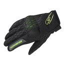 コミネ(KOMINE) バイク用 グローブ プロテクトクーリングメッシュグローブ ブラック/ネオン 2XL GK-243 12977 春夏秋向け メッシュ素材